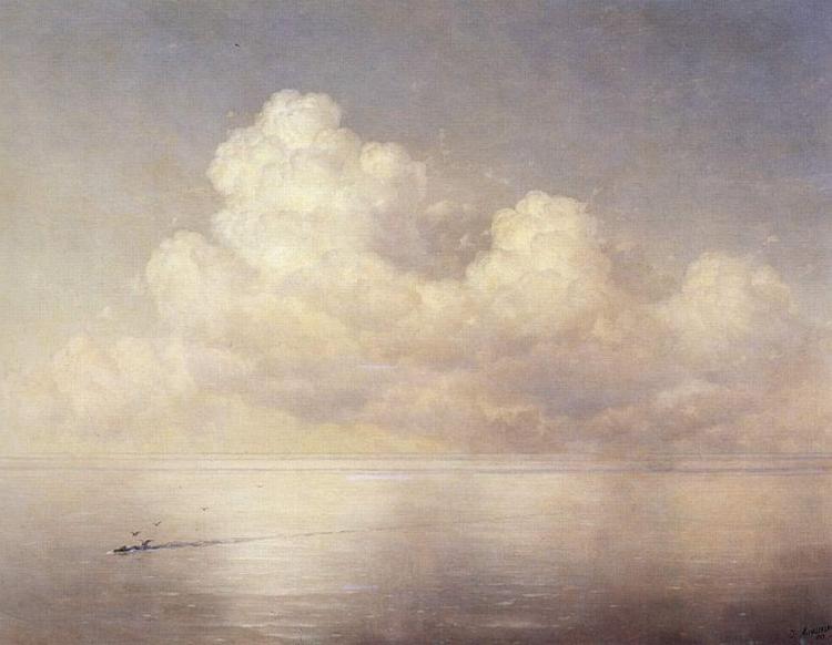 Ivan Aivazovsky Wolken uber dem Meer, Windstille